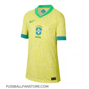 Brasilien Replik Heimtrikot Damen Copa America 2024 Kurzarm